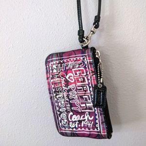 Coach Poppy Wristlet